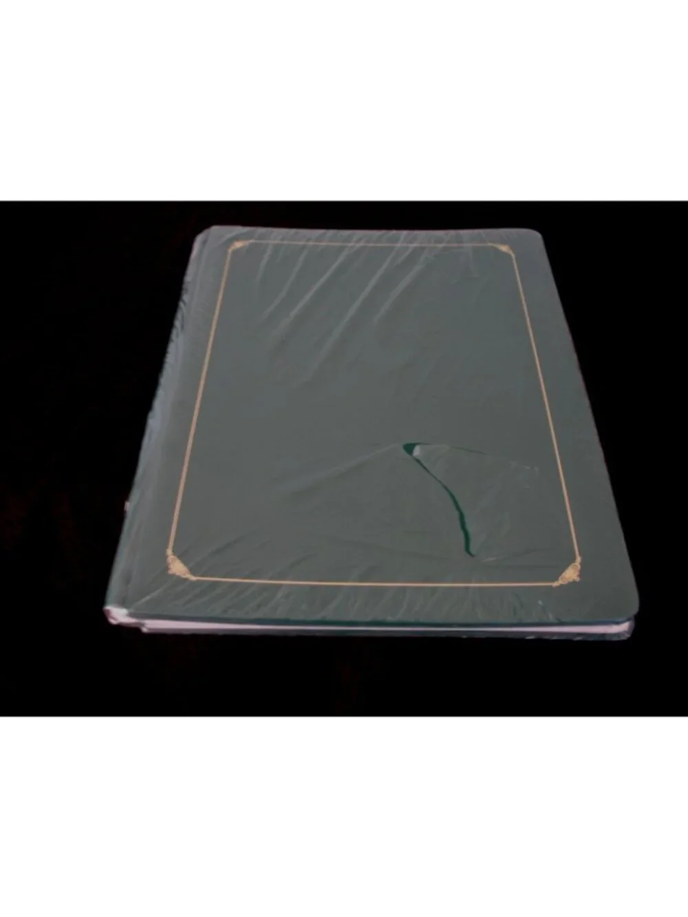 Creative Memories Big Book Album Green Gold Foil 12 x 15 Sealed New